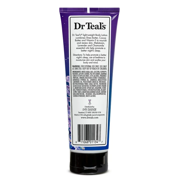 Dr Teal's Body Lotion, Sleep Lotion with Melatonin & Essential Oils